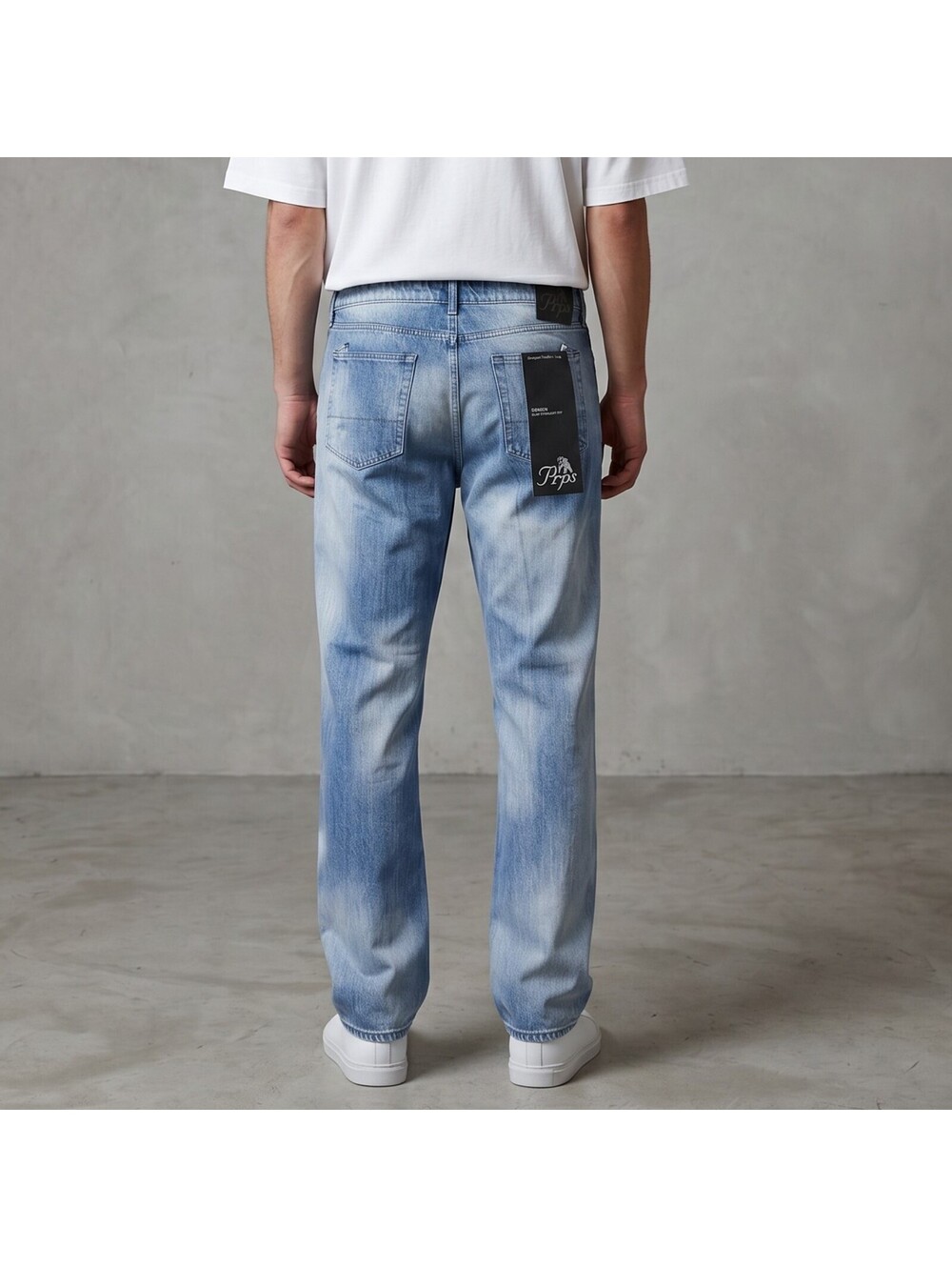 PRPS Demon Slim Straight Jeans Men 42x36 Japanese Denim UAE Button Fly NWT